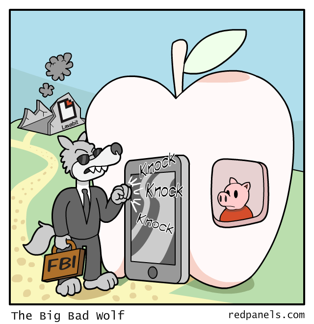 FBI and Apple comic
