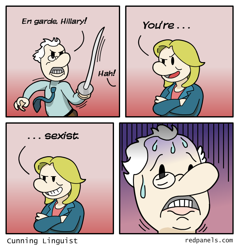 Bernie Sanders and Hillary Clinton debate comic