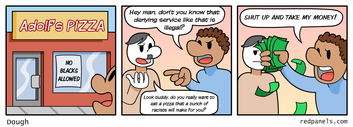 business racism comic