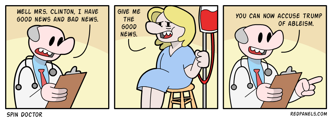 A comic about Hillary Clinton