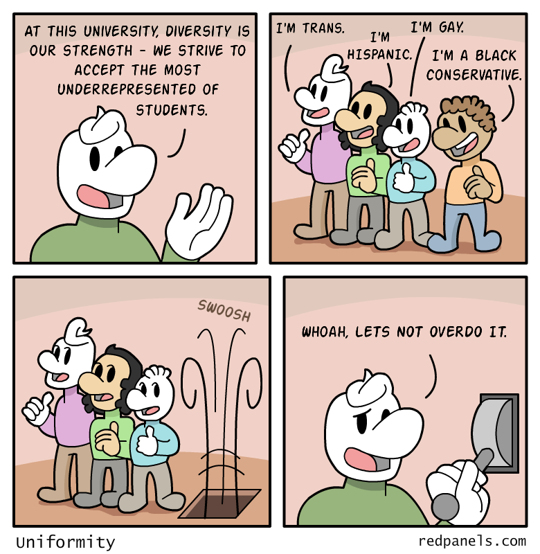 intellectual diversity comic