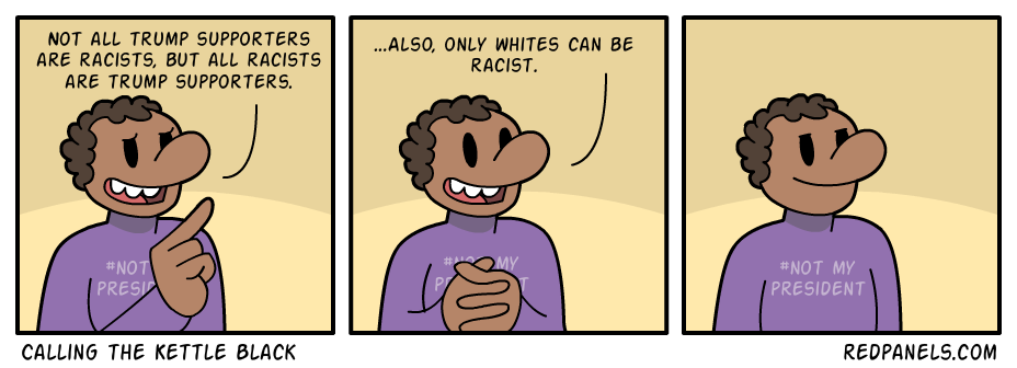 A comic about racism and Trump supporters.