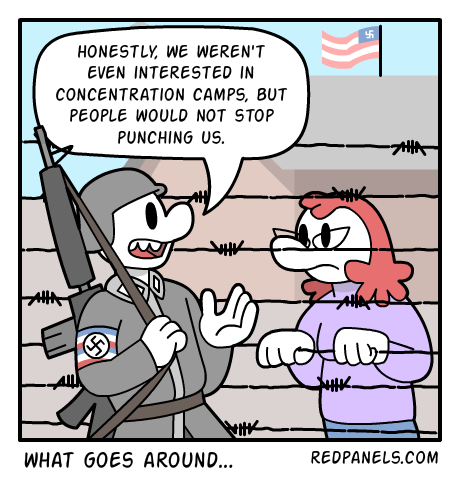 A comic about punching nazis.