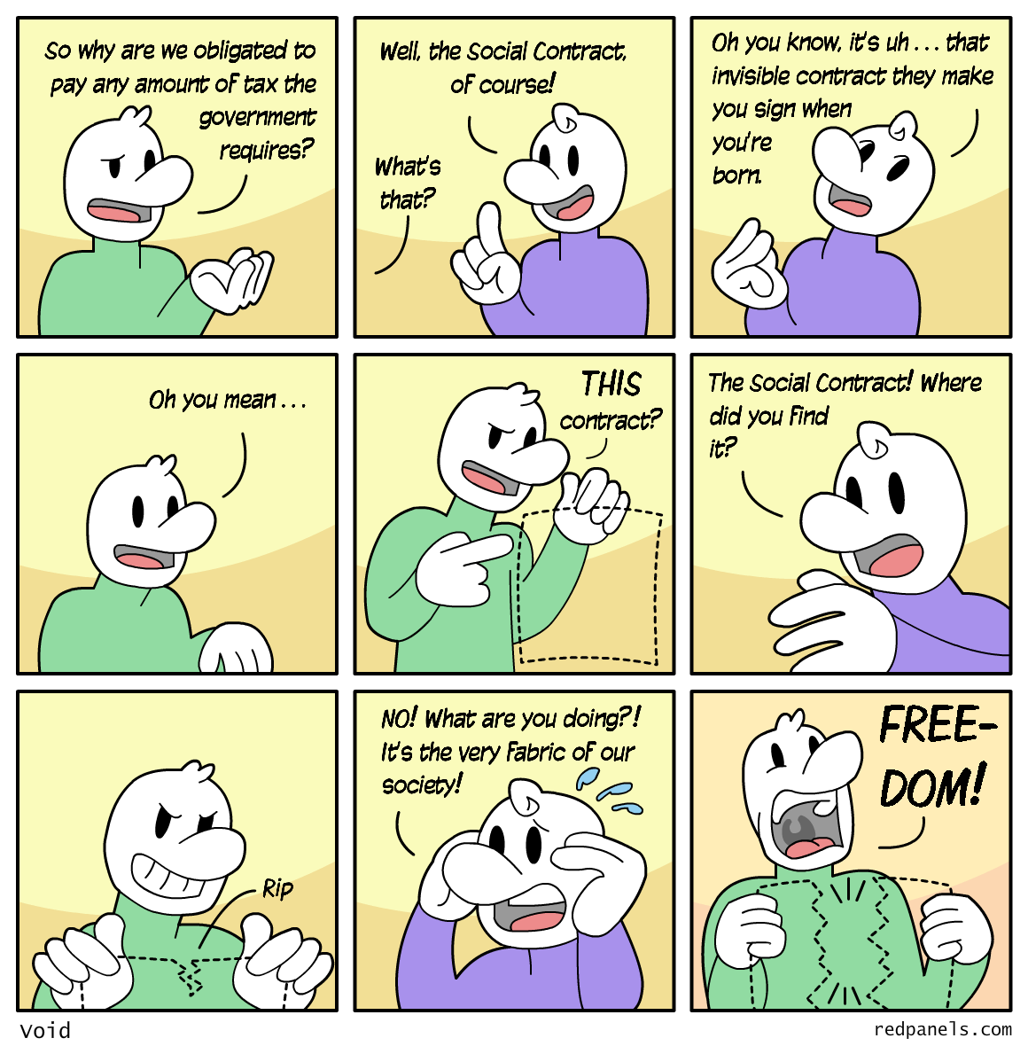 social contract comic
