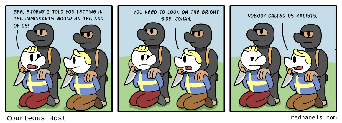 Swedish immigration comic
