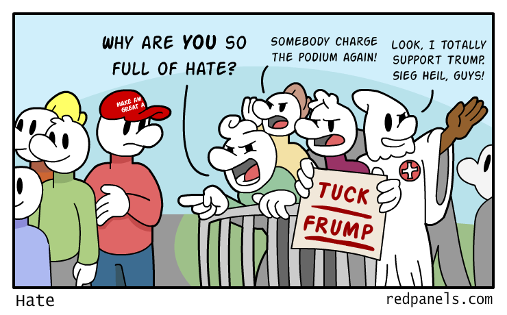 Donald Trump haters comic