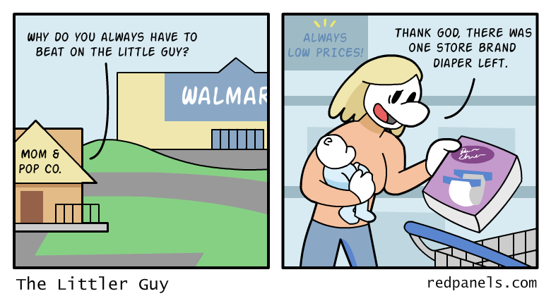A comic about Walmart